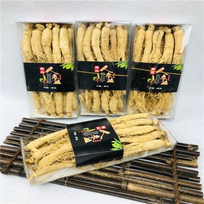 【净重半斤】盒装人参长白山人参东北特产干人参生晒参白皮参图5