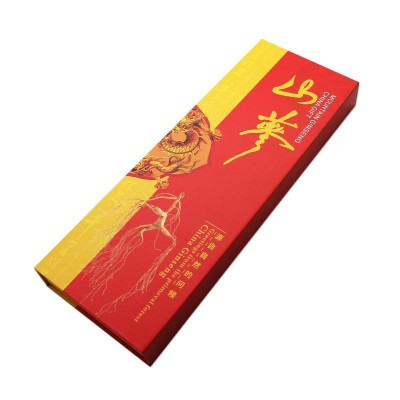 人参礼盒 东北长白山人参老年人会销礼品单支装礼盒人参批发图4