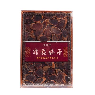 无糖高丽参片切片加大片长白山红参批发东北特产整枝红参片人参图5