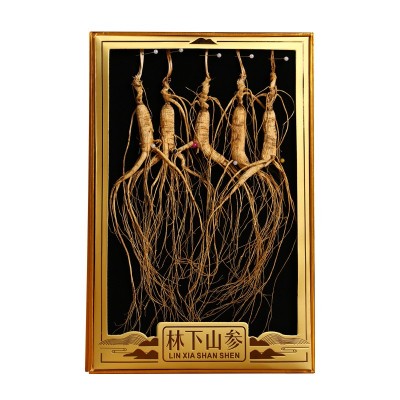 林下参礼盒 长白山干货整支生晒10年盒装人参林下籽产地批发 山参图5