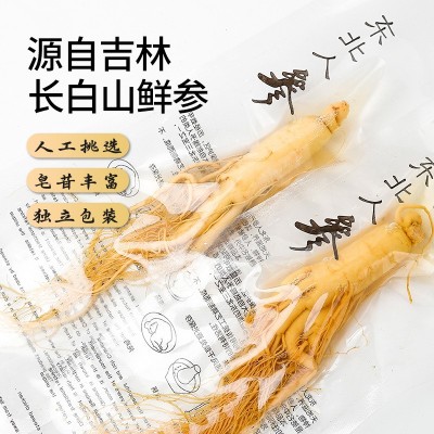 人参长白山山参人参独立包装鲜参东北鲜人参泡酒煲汤新鲜林下人叁图4