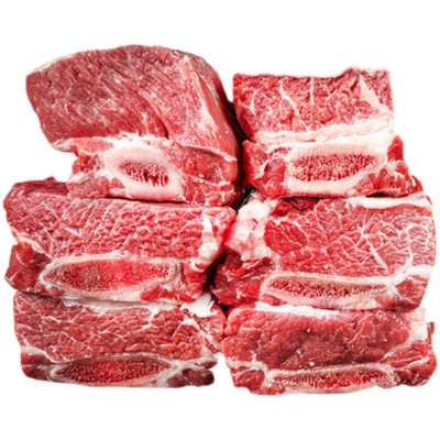 清真内蒙新鲜冷冻生牛排骨带肉牛肋排带骨原切整根3斤黄牛肉排骨图5