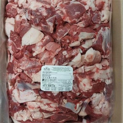 巴西进口原装牛碎肉整箱牛肉块80VL牛肉馅食堂餐厅原材料图2