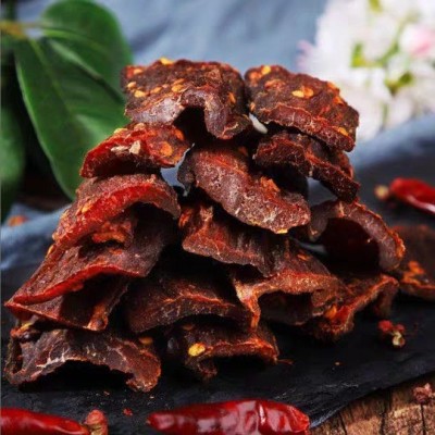 牛肉干新疆特产麻辣味肉干零食耐嚼磨追剧图2