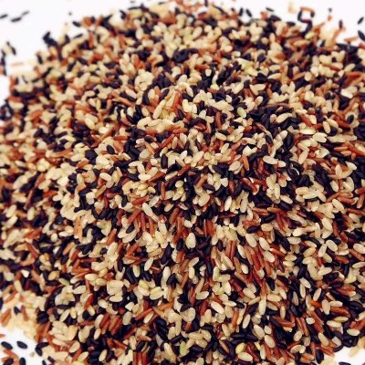 2024新米东北三色糙米红米黑米5斤健身粗粮餐五谷杂粮饭现货包邮图2