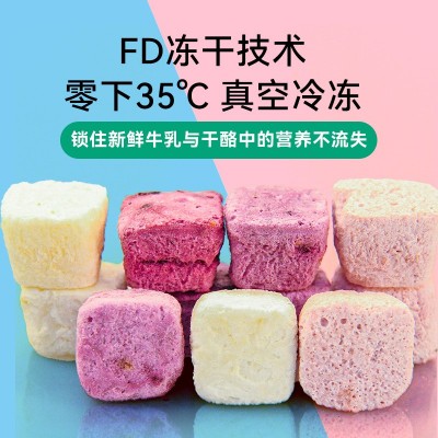 冻干果粒酸奶脆散装厂家现货批发多种益生菌儿童冻干零食酸奶块图2