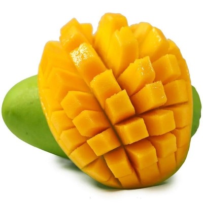 大青芒汁多肉厚核薄当季新鲜现摘热带水果青皮芒果产地直发图2
