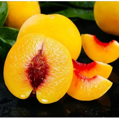 山东/陕西 红心锦绣黄桃5斤水蜜桃子 香甜爆汁黄肉新鲜应季水果图4