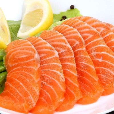 挪威三文鱼整条进口H111冰鲜鲑鱼刺身生鱼片即食中段日料海鲜批发图5