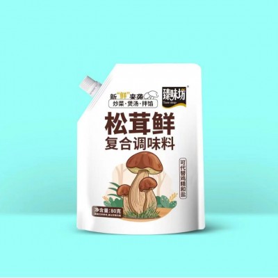 松鲜鲜松茸调味料家用代替盐和鸡精儿童调料自然鲜鲜菇粉松茸鲜图2