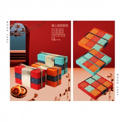 月饼礼盒送礼公司发福利好看不贵现货中秋礼盒米月饼广式桃山皮图2