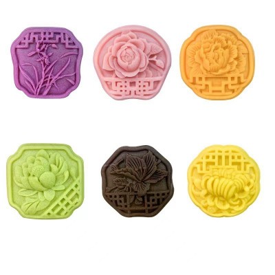 月饼礼盒送礼公司发福利好看不贵现货中秋礼盒米月饼广式桃山皮图4