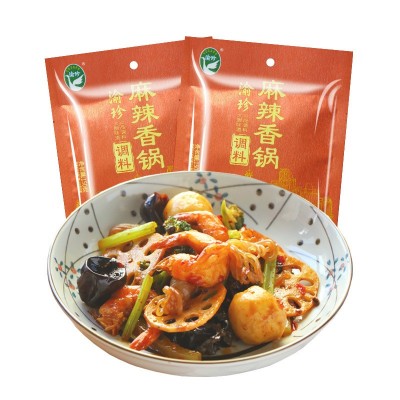 渝珍麻辣香锅调味料150克炒菜干锅大虾串串香冒菜毛血旺麻辣烫料图4