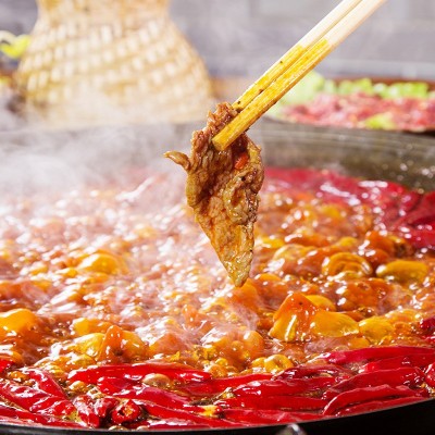 厂家直供特辣重庆牛油火锅底料炒菜调味料麻辣鱼商用500g一件代发图2