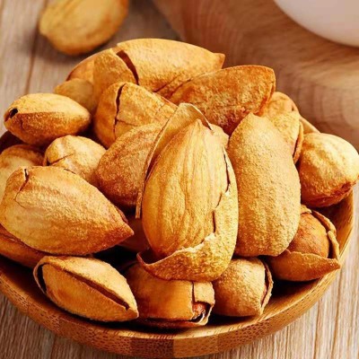 源头工厂批发零售盐焗巴旦木 带壳手剥巴旦木250g袋装 开口巴旦木图3