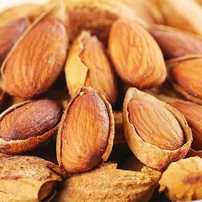 源头工厂批发零售盐焗巴旦木 带壳手剥巴旦木250g袋装 开口巴旦木图5