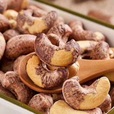 厂家批发紫衣腰果仁原味休闲零食炒货散装腰果A180大颗粒紫衣腰果图4