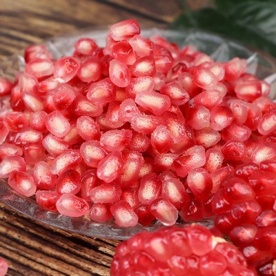 四川会理突尼斯红石榴软籽石榴手剥新鲜采摘爆甜多汁果园发货图2