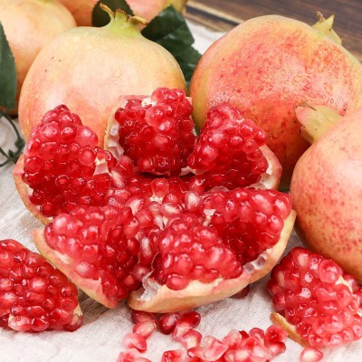 四川会理突尼斯红石榴软籽石榴手剥新鲜采摘爆甜多汁果园发货图4