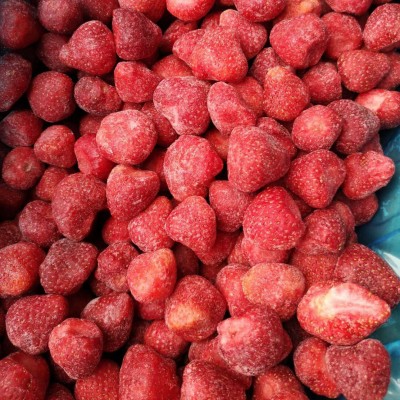 样品草莓品种齐全 速冻冰冻草莓甜品冷饮奶茶店榨汁水果 冷冻草莓图5