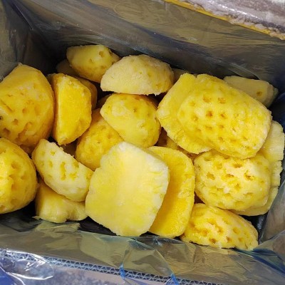 冷冻菠萝块散装 凤梨块 餐饮标准散批包冷链图4