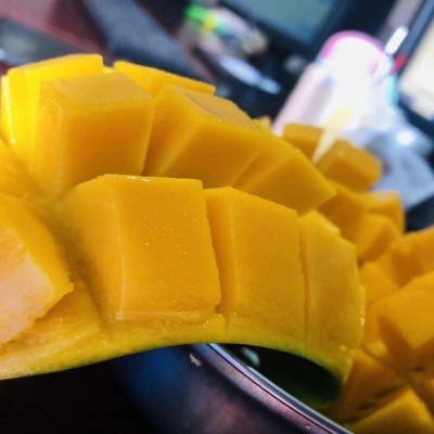 大青芒正宗大芒果青皮青皮金煌芒净果9斤图3