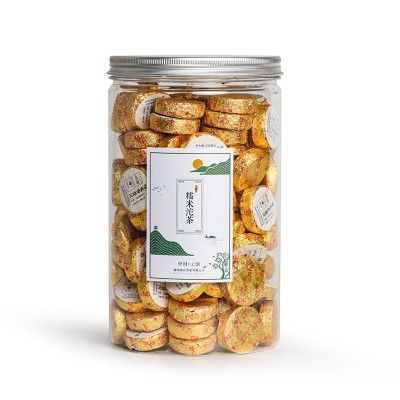 域邦茶叶批发云南糯米香路氏普洱茶便携小沱茶普洱熟茶70粒图3