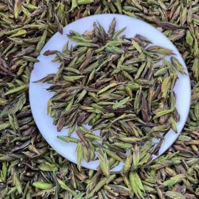 紫芽苞500克一份一斤批发散装自封袋装2023年早春茶明清明前春茶图2