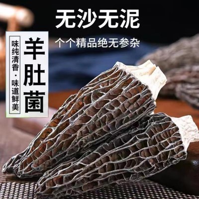 云南羊肚菌干货批发菌汤包羊肚菌5-8 煲汤火锅羊肚菌厂家批发代发图3