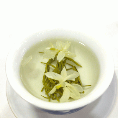 2024年广西横县产地直批 散装茶叶批发 炒花黑美人茉莉花茶原产地图3