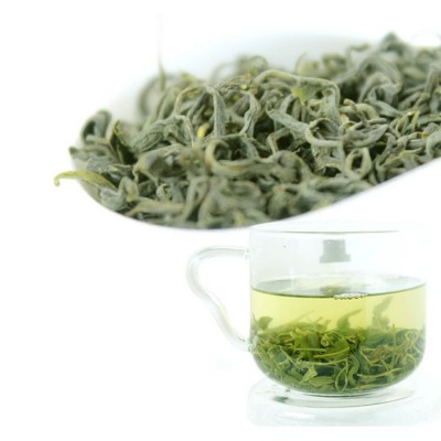 绿茶2024新茶英山源产地厂家批发浓香卷曲型云雾茶500克 散装香茶图2