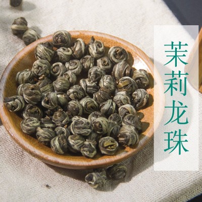 广西横县茉莉花茶厂家批发雪花玉螺茉莉绿茶叶特级浓香型龙珠散装图4