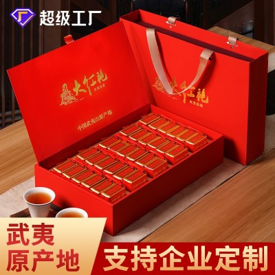 武夷岩茶特级大红袍茶叶礼盒装高档送人礼品肉桂乌龙茶新 红茶批发图3