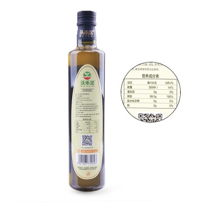 内蒙古真冷榨亚麻籽油厂家批发500ml纯亚麻子食用油麻油亚麻油图5