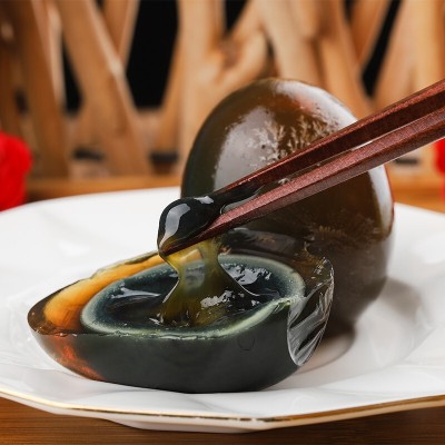 溢流香皮蛋松花蛋20只大无铅溏心即食鸭蛋变蛋松花皮蛋盐特产批发图3