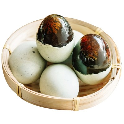 溢流香皮蛋松花蛋20只大无铅溏心即食鸭蛋变蛋松花皮蛋盐特产批发图5