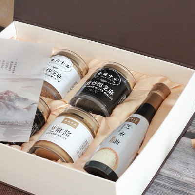 顶志 芝麻油 芝麻香油 调味 麻油 纯压榨香油 芝麻酱 礼盒装图3