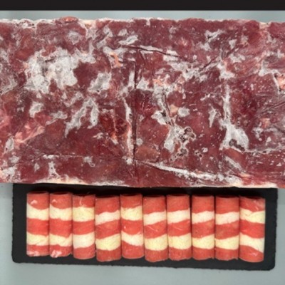 厂家供应牛肉板牛肉砖谷饲肥牛二号商用50斤冷冻牛肉方砖烤肉涮锅图4