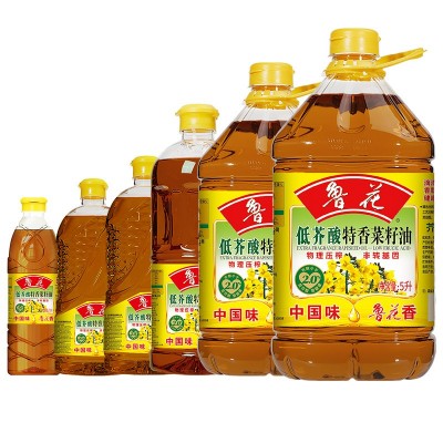 鲁花低芥酸菜籽油压榨一级菜油多规格正宗食用油批发图5