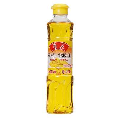 鲁花5s压榨一级花生油500mL 物理压榨特香纯正食用油家用商用图2