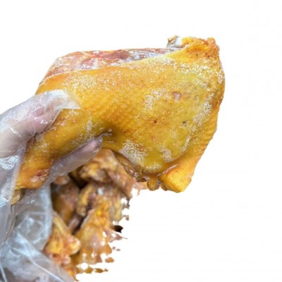 跑江湖地摊产品全熟盐焗鸡腿50斤/件加热即可全熟盐焗鸡手撕鸡图5