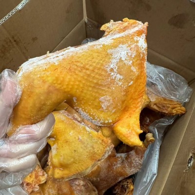 跑江湖地摊产品全熟盐焗鸡腿50斤/件加热即可全熟盐焗鸡手撕鸡图3