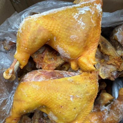 跑江湖地摊产品全熟盐焗鸡腿50斤/件加热即可全熟盐焗鸡手撕鸡图2