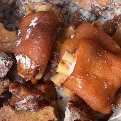 厂家一手货源全熟卤猪蹄块五香带筋猪蹄全熟20斤卤菜店专用食材图4