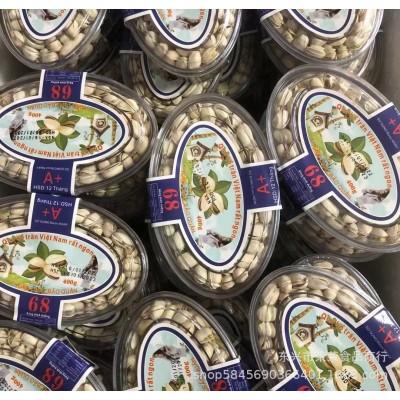 每日坚果盐焗大颗粒开心果干果炒货扁盒装越南特产休闲零食批发图4