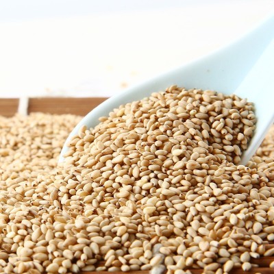 河南驻马店熟白芝麻生熟脱皮芝麻去皮免洗颗粒饱满500克袋装图2