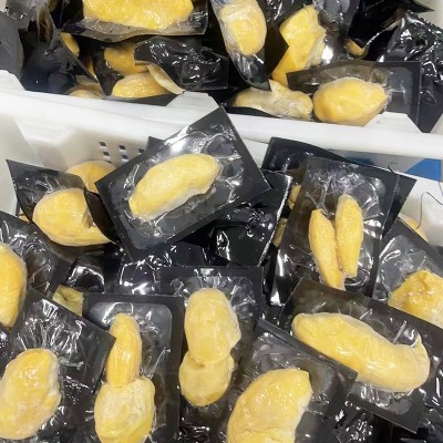 优猫1KG 速冻榴莲肉 色泽均匀 气味浓郁香浓四溢滑嫩细腻香甜软糯图3