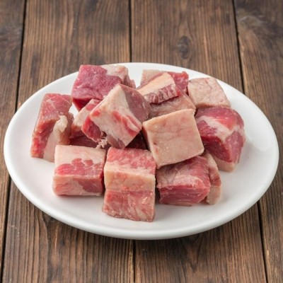 艾克拜尔原肉整切手切牛腩块4斤去骨牛肋排 新鲜生牛肉图3