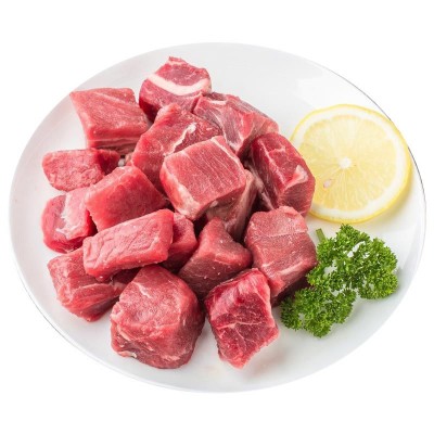 艾克拜尔原肉整切手切牛腩块4斤去骨牛肋排 新鲜生牛肉图4