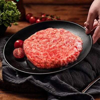 罗克威登手拍牛肉饼汉堡饼半成品牛肉饼预制菜商用批发连锁餐饮图2